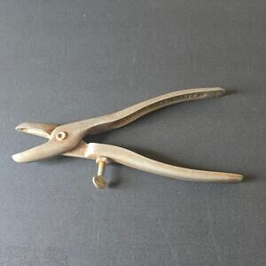 Chrome Decker's Hill Ringer Hog Ring Pliers 6.5in